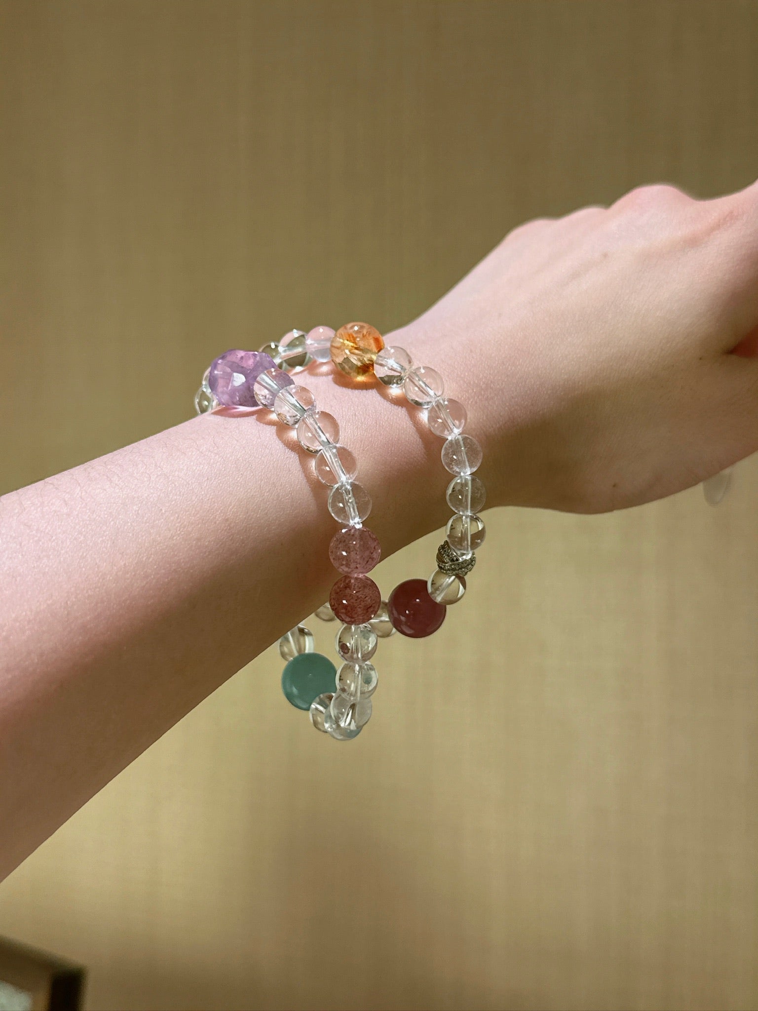 ▫️▪️ White crystal multi-treasure bracelet
